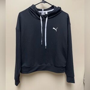 Puma Women's Black Lightweight Hoodie